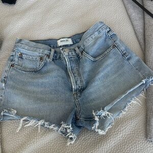 Agolde Parker denim shorts